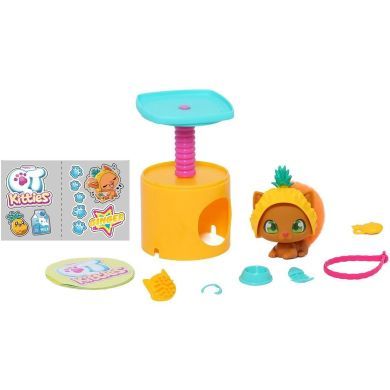 Игровой набор QT KITTIES КОТЕНКИ ДЖИНДЖЕР (фигурка, домик, аксессуары) 450001-5