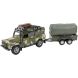 Игровой набор LAND ROVER DEFENDER МИЛИТАРИ (с прицепом) TechnoDrive 520027.270