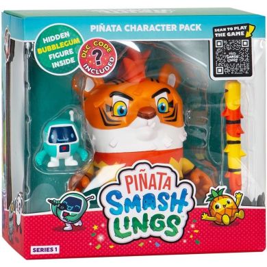Ігровий набір PINATA SMASHLINGS ТИГР МОУ (1 велика фігурка, 2 екскл. фігурки) SL6010-3