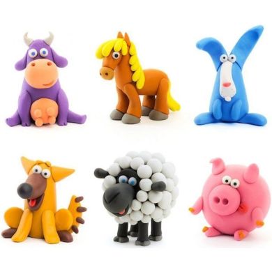 Меганабір пластиліну, що самостійно твердіє, Lipaka &ndash; тварини 15012-UA01