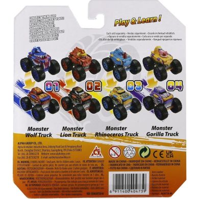 Машинка-трансформер Flip Cars 2в1 Монстр-трак Горила EU463875A-04