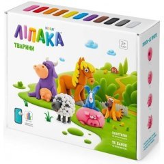 Меганабор самотвердеющего пластилина Lipaka – животные 15012-UA01