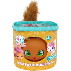 Игровой набор QT KITTIES КОТЕНКИ ДЖИНДЖЕР (фигурка, домик, аксессуары) 450001-5