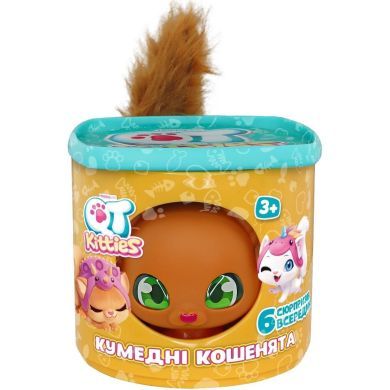 Игровой набор QT KITTIES КОТЕНКИ ДЖИНДЖЕР (фигурка, домик, аксессуары) 450001-5