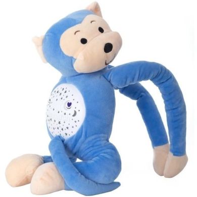 Іграшка музична м'яка Funmuch МАВПА з проєктором 6476781 FM666-14