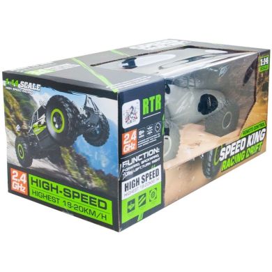Машинка на радіоуправлінні Sulong Toys Off-Road Crawler Speed king, чорний металік SL-153RHMBl