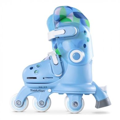 Роликові ковзани Yvolution Twista, розмір 24-28, блакитний YR25B4