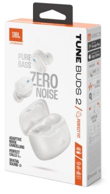 Гарнітура JBL TUNE BUDS 2 White (JBLTBUDS2WHT)