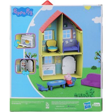 Ігровий набір Peppa Будиночок Пеппи (будиночок з меблями, фігурка Пеппи) F2167