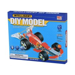 Конструктор металлический Same Toy Inteligent DIY Model Болид, 186 элементов WC38DUt
