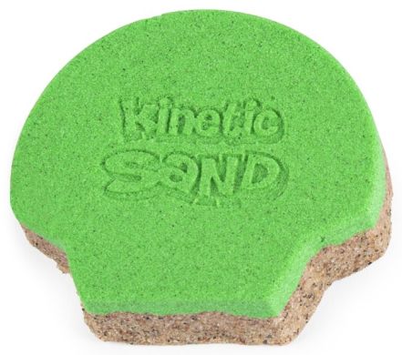Набор кинетического песка для детского творчества Kinetic Sand Ракушка Зеленая 71482G