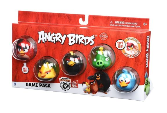 Набор коллекционных фигурок Jazwares Angry Birds Game Pack Core Characters ANB0121