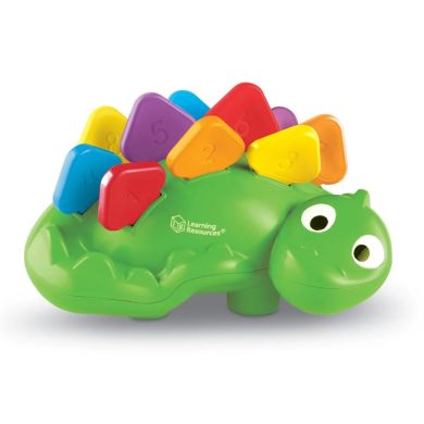 Обучающий игровой набор-сортер Learning Resources Стегги Динозаврик LER9091, Зелёный