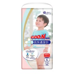 Трусики-подгузники Goo.N Plus для детей 12-20 кг (размер Big (XL), унисекс, 38 шт) 843341 4902011843415