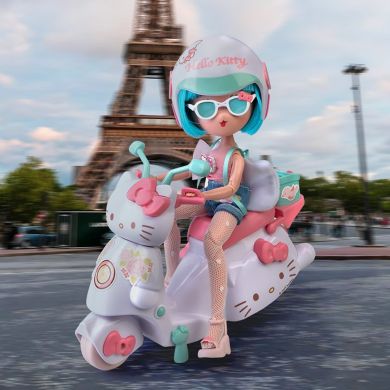 Ігровий набір 4SF Manga Dolls серії Hello Kitty &ndash; Красуня Пінк на скутері