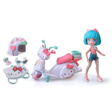 Ігровий набір 4SF Manga Dolls серії Hello Kitty &ndash; Красуня Пінк на скутері