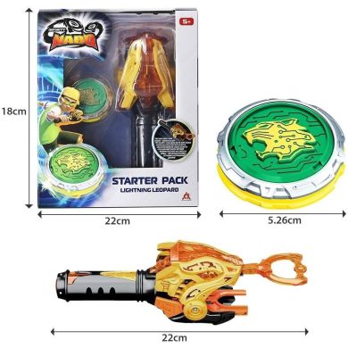 Волчок Infinity Nado VI серия Starter Pack Lighting Leopard Ослепительный Леопард EU654114
