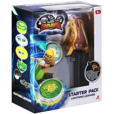 Волчок Infinity Nado VI серия Starter Pack Lighting Leopard Ослепительный Леопард EU654114