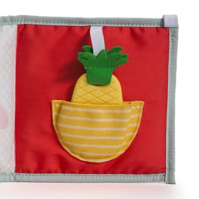 Розвивальна книжка-розкладачка Taf Toys Мишки-Мавпи 12025, Білий