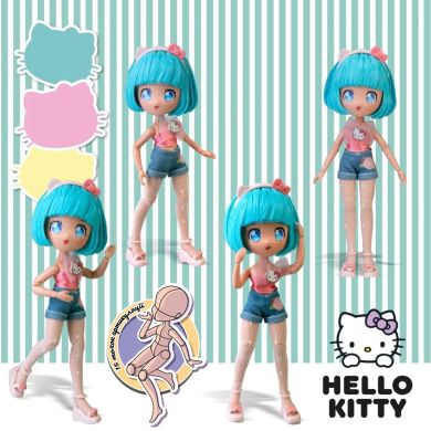 Ігровий набір 4SF Manga Dolls серії Hello Kitty &ndash; Красуня Пінк на скутері