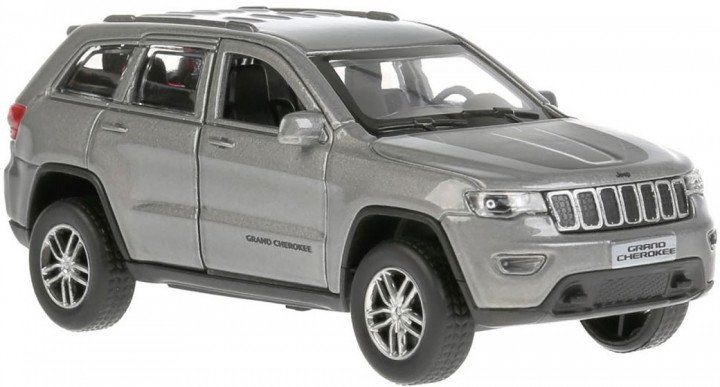 Автомодель Technopark Jeep Grand cherokee 1:32 срібляста інерційна CHEROKEE-12-GY FOB