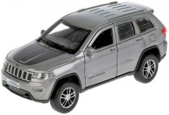 Автомодель Technopark Jeep Grand cherokee 1:32 серебристая инерционная CHEROKEE-12-GYFOB