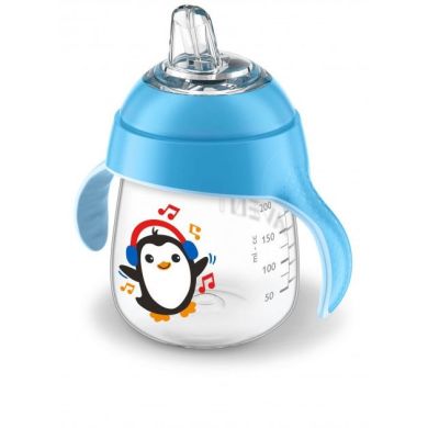 Чашка-непроливайка Philips Avent с носиком голубая 12 мес+ 260 мл SCF747/02, Голубой
