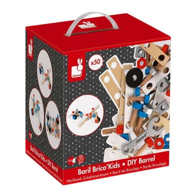 Конструктор деревянный Janod DIY, 50 элементов J06480