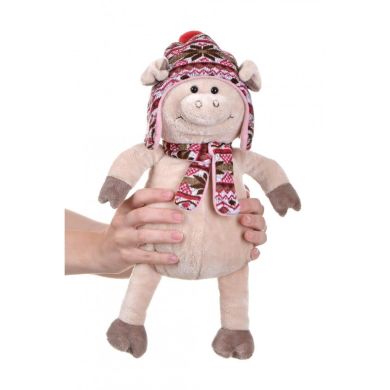 Мягкая игрушка Same Toy Свинка в шапке, 38 см THT720