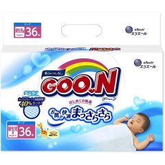 Подгузники Goo.N SS для новорожденных до 5 кг унисекс 36 шт 853520 4902011743074, 36