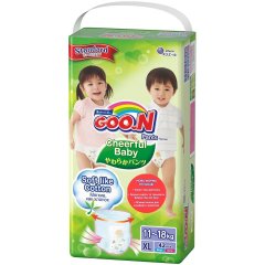 Трусики-подгузники Goo.N Cheerful Baby XL, 11-18 кг унисекс 42 шт 843286 8850006557013, 42