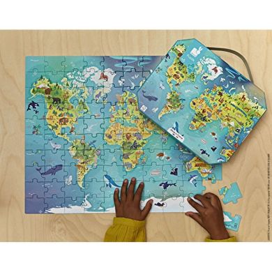 Пазл Janod Карта світу 100ел J02607