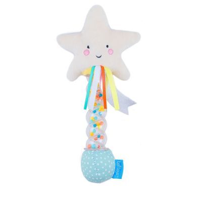 Погремушка Taf Toys Звездочка от 0 месяцев 12645, Белый
