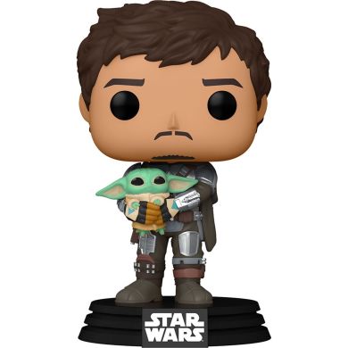 Игровая фигурка FUNKO POP! cерии Мандалорец МАНДАЛОРЕЦ С ГРОГУ Funko 54525