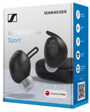 Гарнітура Sennheiser Momentum Sport True Wireless Black