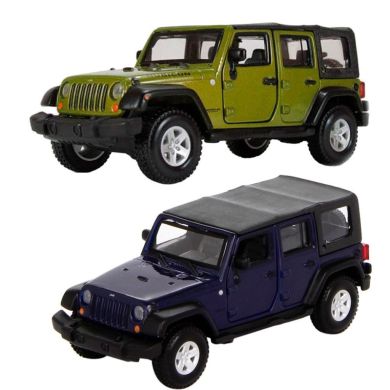 Автомодель Bburago Jeep Wrangler Unlimited Rubicon, 1:32 в асортименті 18-43012
