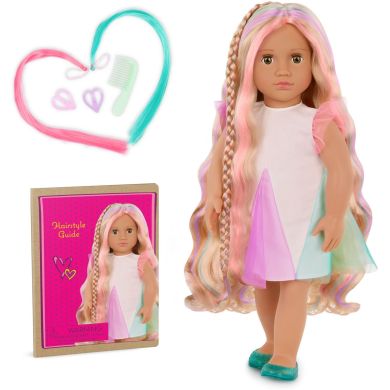 Лялька Our Generation Тессі зі зростаючим різнокольоровим волоссям 46 см BD31564Z
