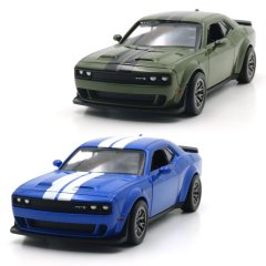 Автомодель - Dodge Challenger SRT Jailbreak 2022 (синій, зелений)