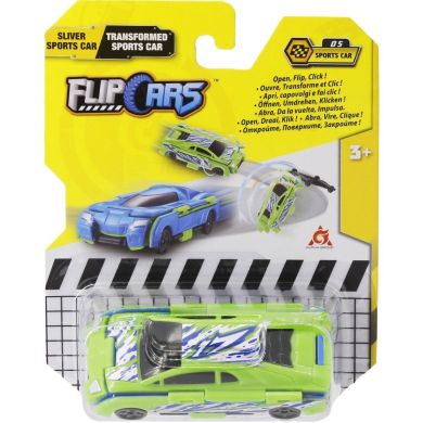 Машинка-трансформер Flip Cars 2в1 Спорткар отломок и спорткар трансформер EU463875B-05