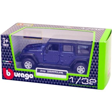 Автомодель Bburago Jeep Wrangler Unlimited Rubicon, 1:32 в ассортименте 18-43012