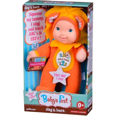 Інтерактивна лялька Baby's First Sing and Learn Співай і Вчися Помаранчеве Левеня, 30 см 21180-2