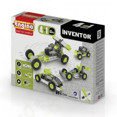 Конструктор Engino Inventor Автомобили, 4 в 1, 50 элементов 431