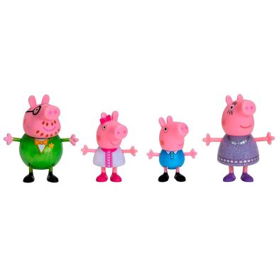 Набор фигурок Peppa Figurines Большая семья Пеппы праздник PEP0770