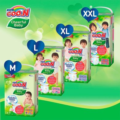 Трусики-подгузники Goo.N Cheerful Baby XXL, 15-25 кг унисекс 34 шт 843287 8850006557020, 34