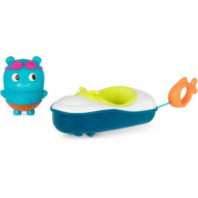 Ігровий набір для ванни Battat Бегемотик Плюх LB1711Z, Блакитний