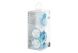 Пустышка Nuvita Air55 Explorer ортодонтическая 0m+ тигр, слон NV7066M, Бирюзовый