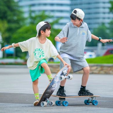 Скейтборд Yvolution Fishtail Cruiser 76см, синій YS48B2