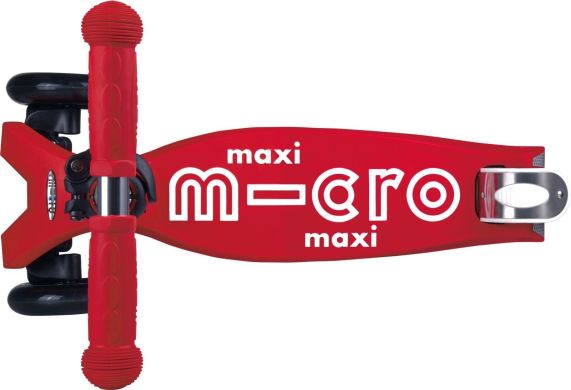 Самокат Micro серії Maxi Deluxe Червоний (до 50 кг, триколісний) Micro MMD026