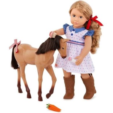 Лялька Our Generation Шеллі з лошам Аппалуза та аксесуарами 46 см BD31447Z