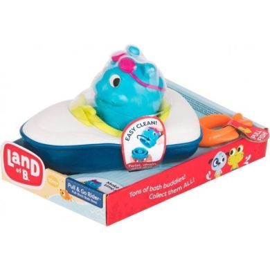 Ігровий набір для ванни Battat Бегемотик Плюх LB1711Z, Блакитний